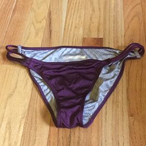 Victoria’s Secret maroon medium bikini bottom.